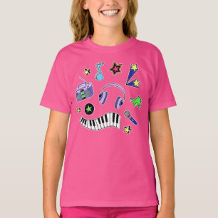 T-shirt Montez la musique