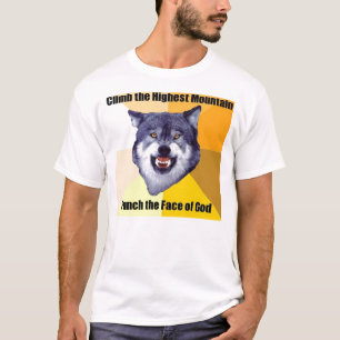 T-shirt Montez le poinçon de la plus haute montagne le