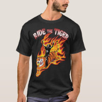 Montez Le Tigre Vintage Illustration Métal Lourd