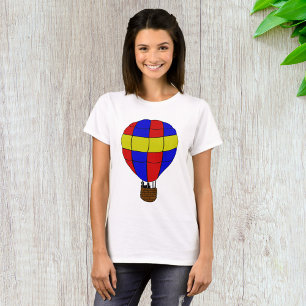 T-shirt Montgolfière rouge, bleue et jaune