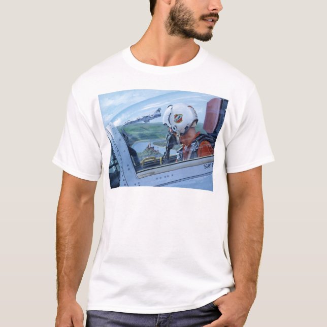 T-shirt Montre au-dessus du Rhin par Ken Riley (Devant)