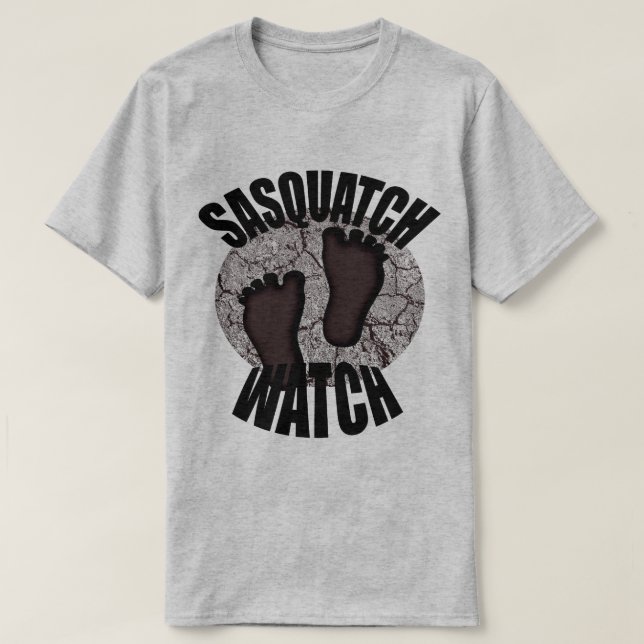T-shirt Montre Sasquatch (Design devant)