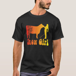 T-shirt Montrer Fille Fun Bétail Animaux Montrer 1