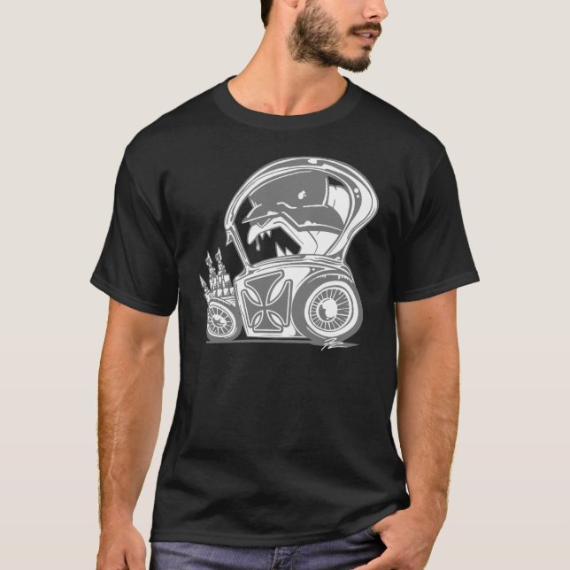 T-shirt Montrez le papa de voiture (Devant)