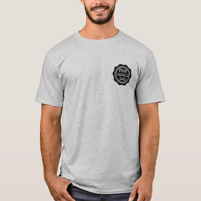 T-shirt Montrez l'exposition de porc de bétail de chemise (Devant)