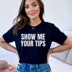 T-shirt Montrez-Moi Vos Conseils   Funny Bartending & Witr