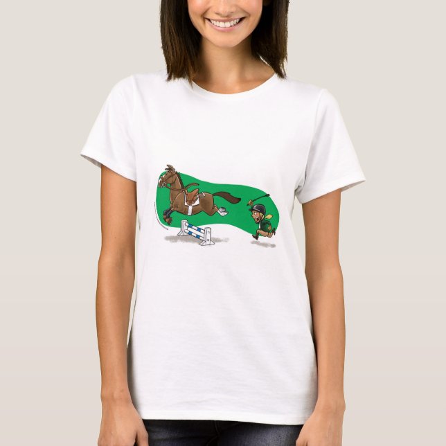 T-shirt montrez sauter (Devant)