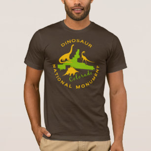 T-shirt Monument national de dinosaure, le Colorado