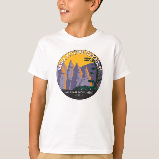 T-shirt Monument national de Kasha - Katuwe Tent Rocks   (Devant)