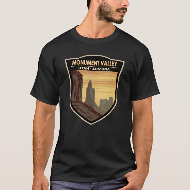 T-shirt Monument Valley Arizona Utah Vintage (Devant)