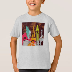 T-shirt Monuments internationaux