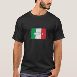 T-shirt Monza - Italie - Ville Drapeau Italien