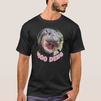 T-shirt Moo Deng Hippo, Le Bébé mignon cochon gonflé