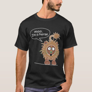 T-shirt Moo. Je suis un cheval