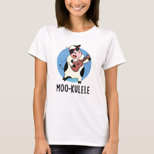 T-shirt Moo-kulele Funny Ukulele Cow Pun
