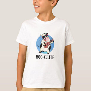 T-shirt Moo-kulele Funny Ukulele Cow Pun