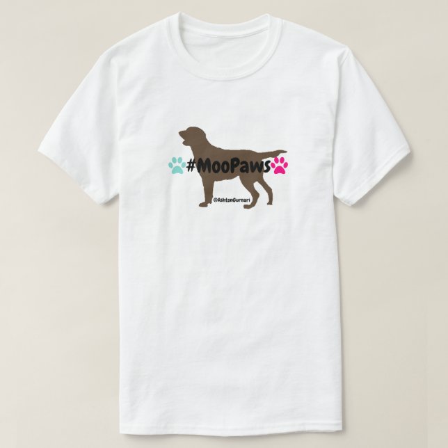 T-shirt Moo Paws (Design devant)