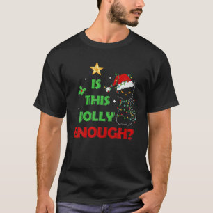 T-shirt Moody Cat Christmas Lights Is This Jolly Enough ?