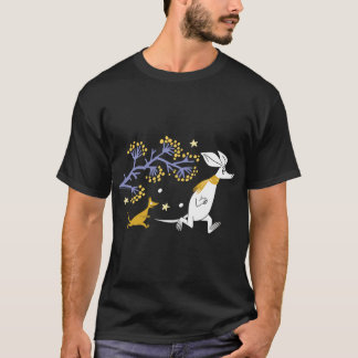 T-shirt Moomin Moomintroll & Sniff Bande Dessinée Épouvant