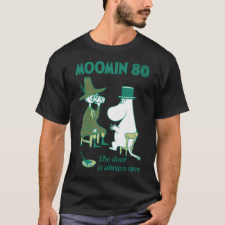 T-shirt Moomintroll qui court aux Jeux de sports d'hiver A