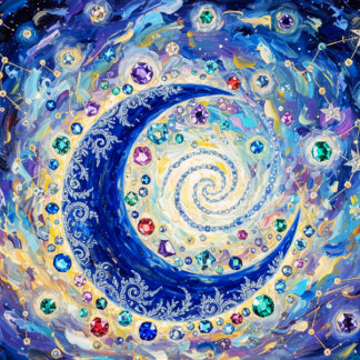 T-shirt Moon Print Shirt 