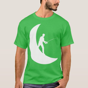 T-shirt Moon Sports Drôle Pêcheurs Pêche
