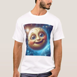 T-shirt Moonage sourit