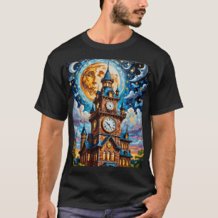 T-shirt Moonlit Clocktower Mosaic Dream Team