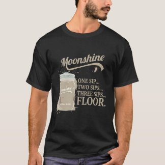 T-shirt Moonshiner Moonshiner Mason Jar Sip Floor