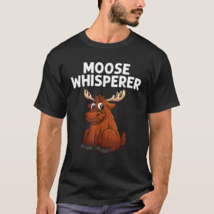 T-shirt Moose Cool Pour Hommes Femmes Cerf Alaska Amoureux