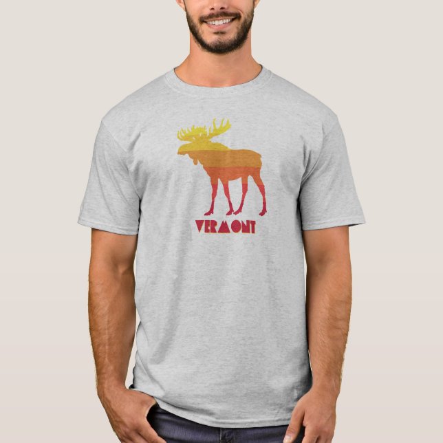 T-shirt Moose du Vermont (Devant)