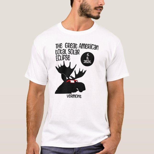 T-shirt Moose du Vermont Eclipse (Devant)