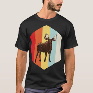 T-shirt Moose Hexagon