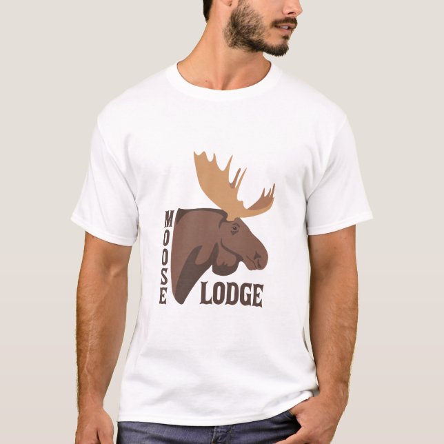 T-shirt Moose Lodge (Devant)