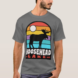 T-shirt Moosehead Lake Moose Badge Maine