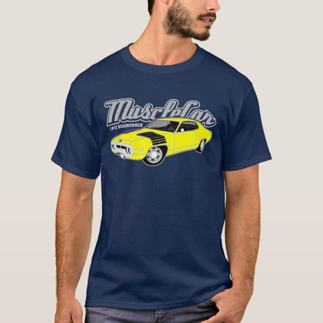 T-shirt Mopar - 1972 Musclecar T-Shirt, coureur de route d (Devant)