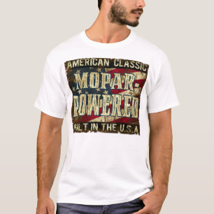 T-shirt Mopar-Actionné - moteur classique construit aux