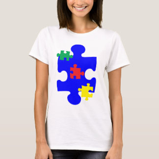 T-shirt Morceau Awarness de puzzle d'autisme