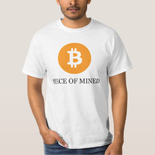 T-shirt Morceau de Bitcoin de chemise extraite