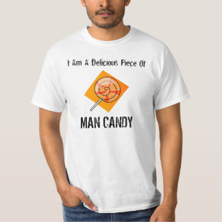T-shirt Morceau délicieux de sucrerie de l'homme