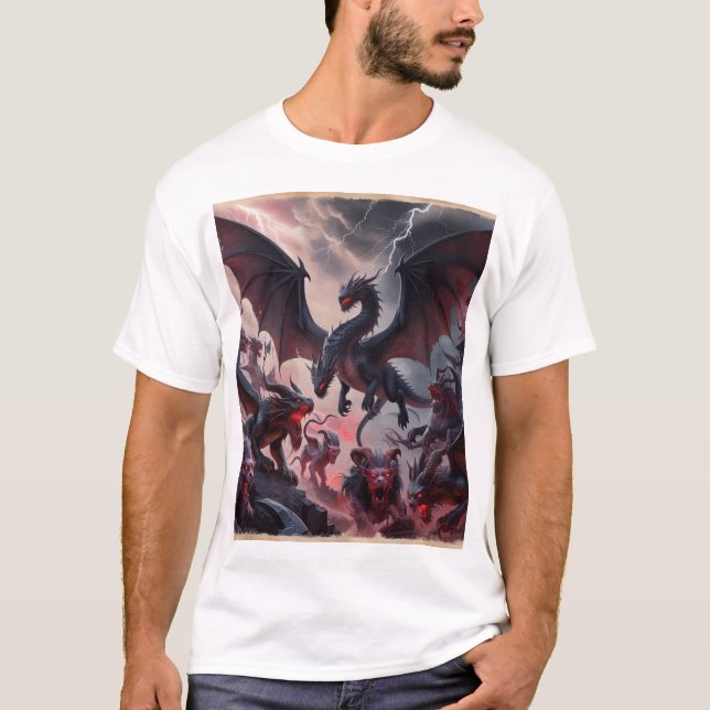 T-shirt Morceau du crâne : Rocher la scène (Devant)
