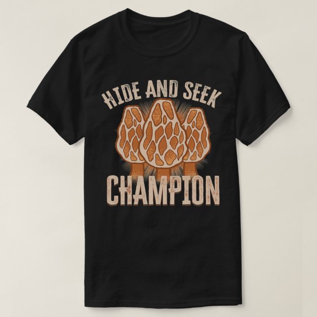 T-shirt Morels Champignons de champignons de champignons d (Design devant)