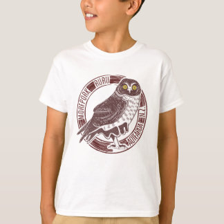 T-shirt Morepork Ruru Oiseau néo-zélandais
