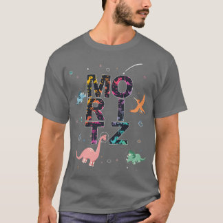 T-shirt Moritz Cool Boys Nom avec l'astronaute spatial mig
