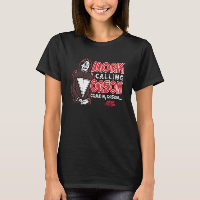 T-shirt Mork et Mindy Mork appellent Orson (Devant)