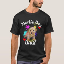 Morkie Papa Amoureux des chiens Meilleur Chien Pap