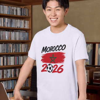 T-shirt Morocco 2026 Soccer Fan Football Supporter Pride