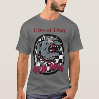 T-shirt Morrilton High School Class of 1980 Chemise de la 