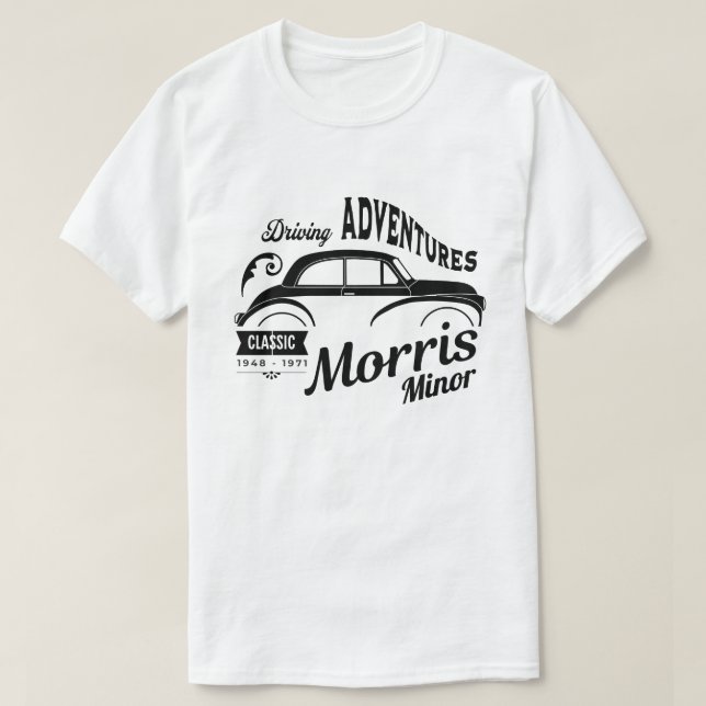 T-shirt Morris Voiture Classique Mineure (Design devant)