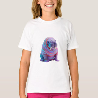 T-shirt Morse aux femmes arc-en-ciel galactique psychédéli